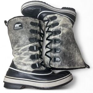 Sorel Women’s Snow Boots Size 9 | Waterproof Tall Lace-Up Winter Boot